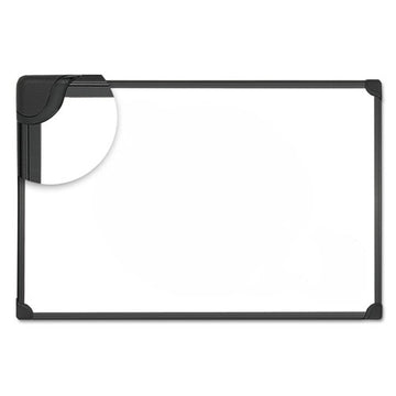 Universal® Design Series Magnetic Steel Dry Erase Board, 36 X 24, White, Black Frame freeshipping - TVN Wholesale